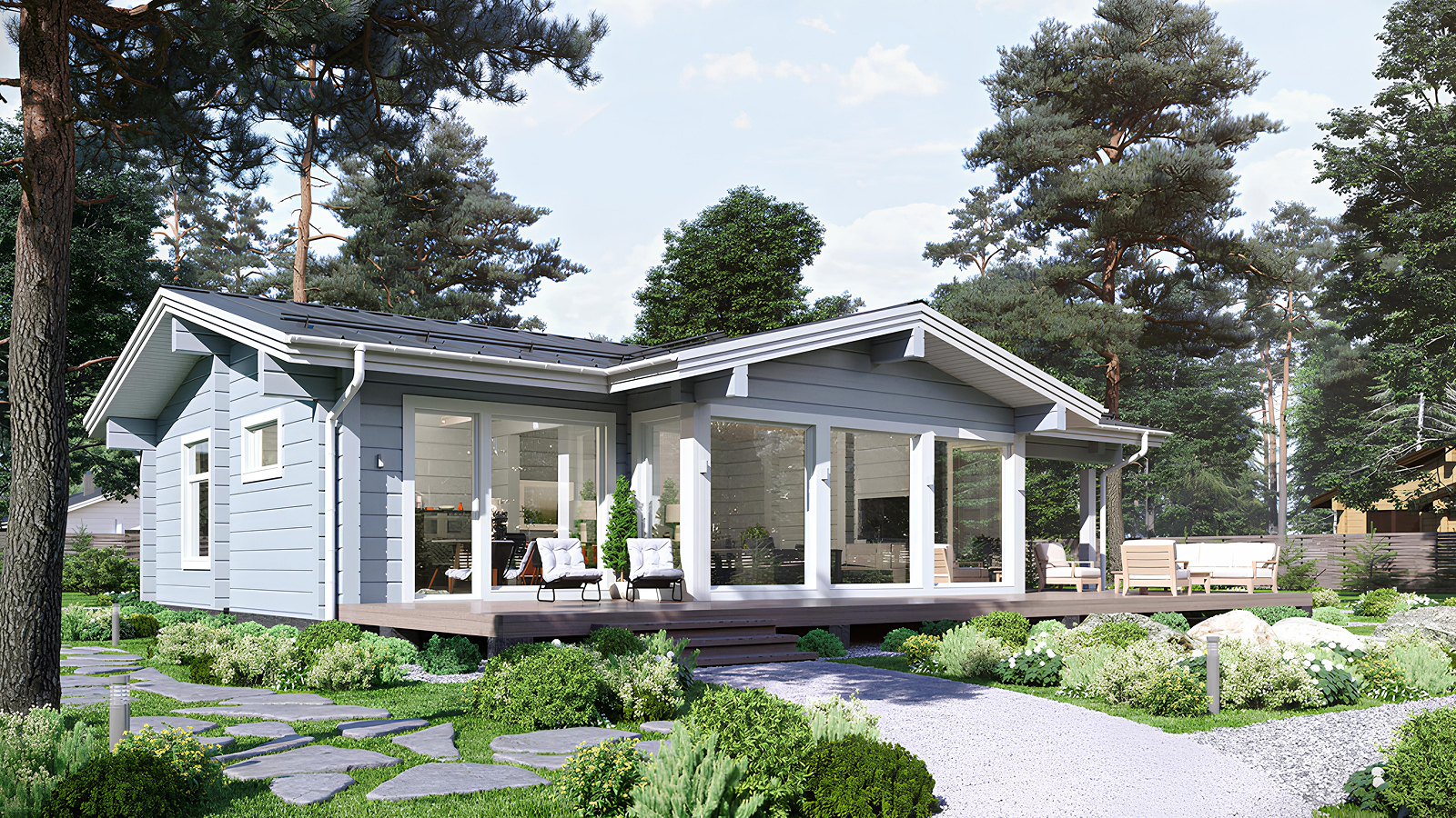 Дом из клееного бруса VZ-353